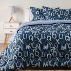 AMBIENTA - Edredón Estampado Microfibra