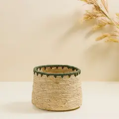 ROBERTA ALLEN - Canasto de Rattán 39x28 cm Café