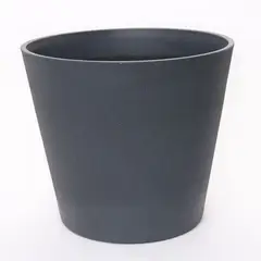 BASEMENT HOME - Maceta Poliresina 40x40x35.5cm Gris Oscuro
