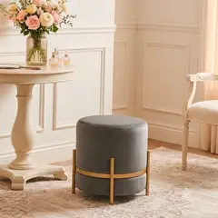 ROBERTA ALLEN - Pouff Velvet con Patas 38cm