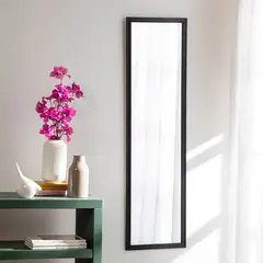 MICA - Espejo Rectangular Negro 34x124cm