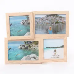 MICA - Marco de Fotos Multiple x4 Natural