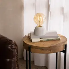 BASEMENT HOME - Adorno de Luz Blanca 15x8cm