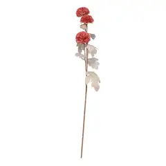 MICA - Ramo Flor Decorativa  Crisantemo Rojo 74cm