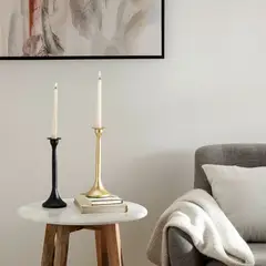 BASEMENT HOME - Candelabro de Metal Dorado 9x28cm