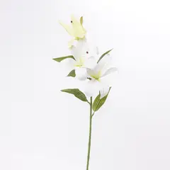 MICA - Ramo Flor Decorativa Lilium Blanco 73cm