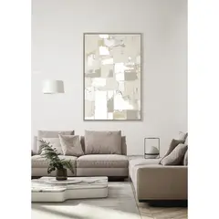 BASEMENT HOME - Cuadro Block Gris 60x90