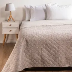 AMBIENTA - Cubrecama Estampado Reversible