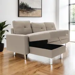 MICA - Seccional New Jeremy 4 Cuerpos Intercambiable Con Almacenamiento