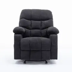 MICA - Sofá Reclinable Thunder con Mecedora, Masajeador, Calentador y Puertos USB