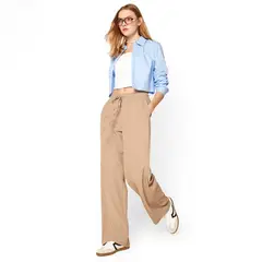 SYBILLA - Pantalón Wide Casual Mujer Sybilla.