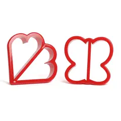 MICA - Cortador De Sandwich Mariposa Y Corazon