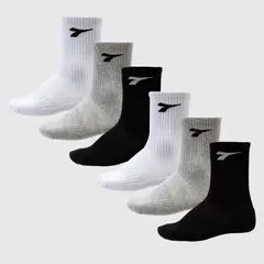 DIADORA - Pack X6 Medias Crew Deportivas Unisex