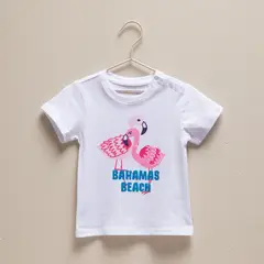 YAMP - Polo Bebé Niña Manga Corta Algodón