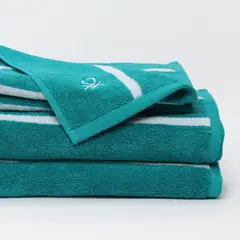 BENETTON - Set x4 Toallas Mano/Baño Strisce 500gr