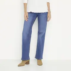 NEWPORT - Jean Straight Tiro Medio Mujer