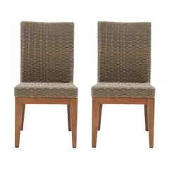 BASEMENT HOME - Set X2 Sillas De Comedor De Terraza Capetown