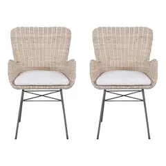 BASEMENT HOME - Set x2 Butacas de Terraza Kata