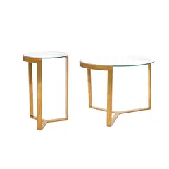 BASEMENT HOME - Set x2 Mesas Auxiliares Brescia