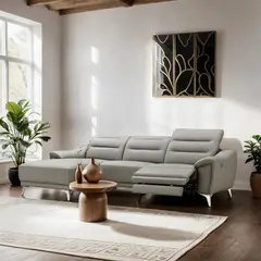 BASEMENT HOME - Seccional Louis 4 Cuerpos Izquierdo De Cuero