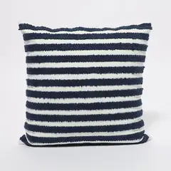BASEMENT HOME - Cojín Ter Rayas Azul 45x45cm