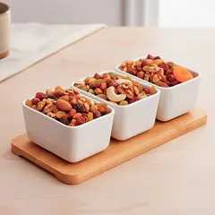 BASEMENT HOME - Set X3 Bowls + Bandeja Bambú