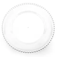 ROBERTA ALLEN - Plato de Sitio Charger con Puntos Plateados