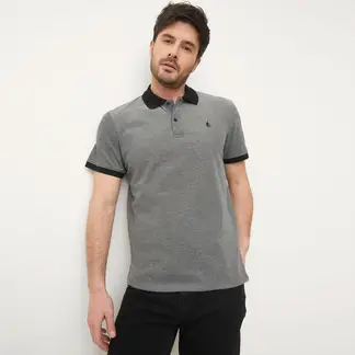 NEWPORT - Polo Piqué Manga Corta Casual Hombre Algodón