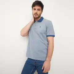 NEWPORT - Polo Piqué Manga Corta Casual Hombre Algodón