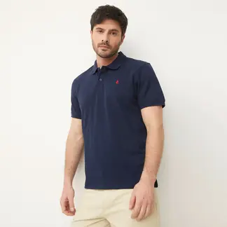 NEWPORT - Polo Piqué Manga Corta Casual Hombre Algodón