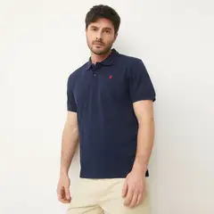 NEWPORT - Polo Piqué Manga Corta Casual Hombre Algodón