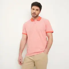 NEWPORT - Polo Piqué Manga Corta Casual Hombre Algodón