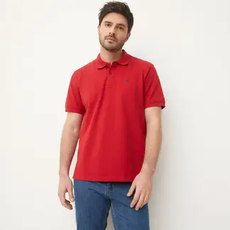 NEWPORT - Polo Piqué Manga Corta Casual Hombre Algodón