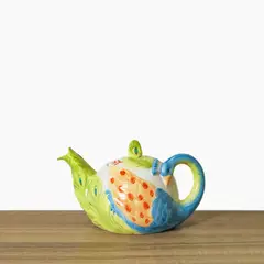 ANIS SAMANEZ - Tetera Pavo Real Blanco