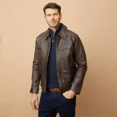 LA MARTINA - Casaca 100% Cuero Hombre