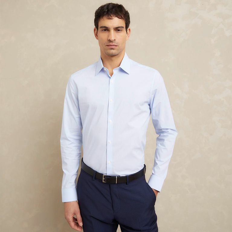 Camisa de Vestir Algodón Hombre