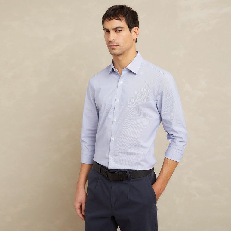 Camisa de Vestir Algodón Hombre