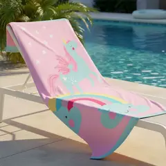 MICA KIDS - Toalla De Playa Infantil 100% Algodón 71x148cm