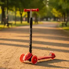 SCOOP - Scooter 3 Ruedas Plegable Con Luces