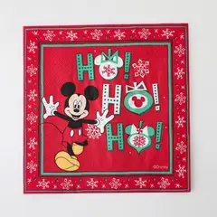 DISNEY - 20 Servilletas navideñas Mickey