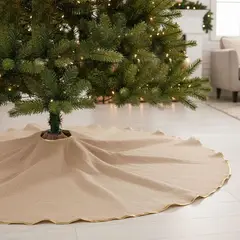 MICA - Faldón para Árbol Navidad Yute 106cm