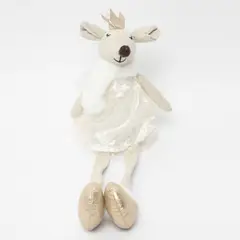 MICA - Peluche ratón navideño princesa 44cm