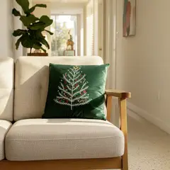 MICA - Cojín navideño árbol 45cm