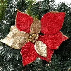 MICA - Flor navideña 20cm