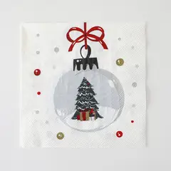 MICA - 20 Servilletas navideñas burbuja