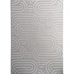MICA - Alfombra Luna Gris Ondas 160x225cm