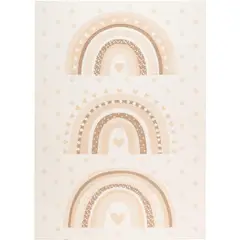 MICA - Alfombra Luna Arcoíris Infantil 160x225cm