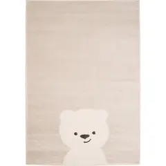 MICA - Alfombra Infantil Oso Beige