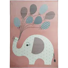MICA - Alfombra Luna Elefante Infantil 160x225cm
