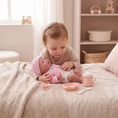 KIDS N PLAY - Juguete Muñeca Reborn Bebé Recien Nacida